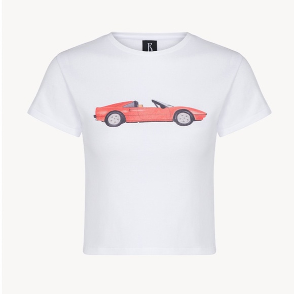 NWT Realisation Par Topless! Bady Tee - White - Picture 9 of 10